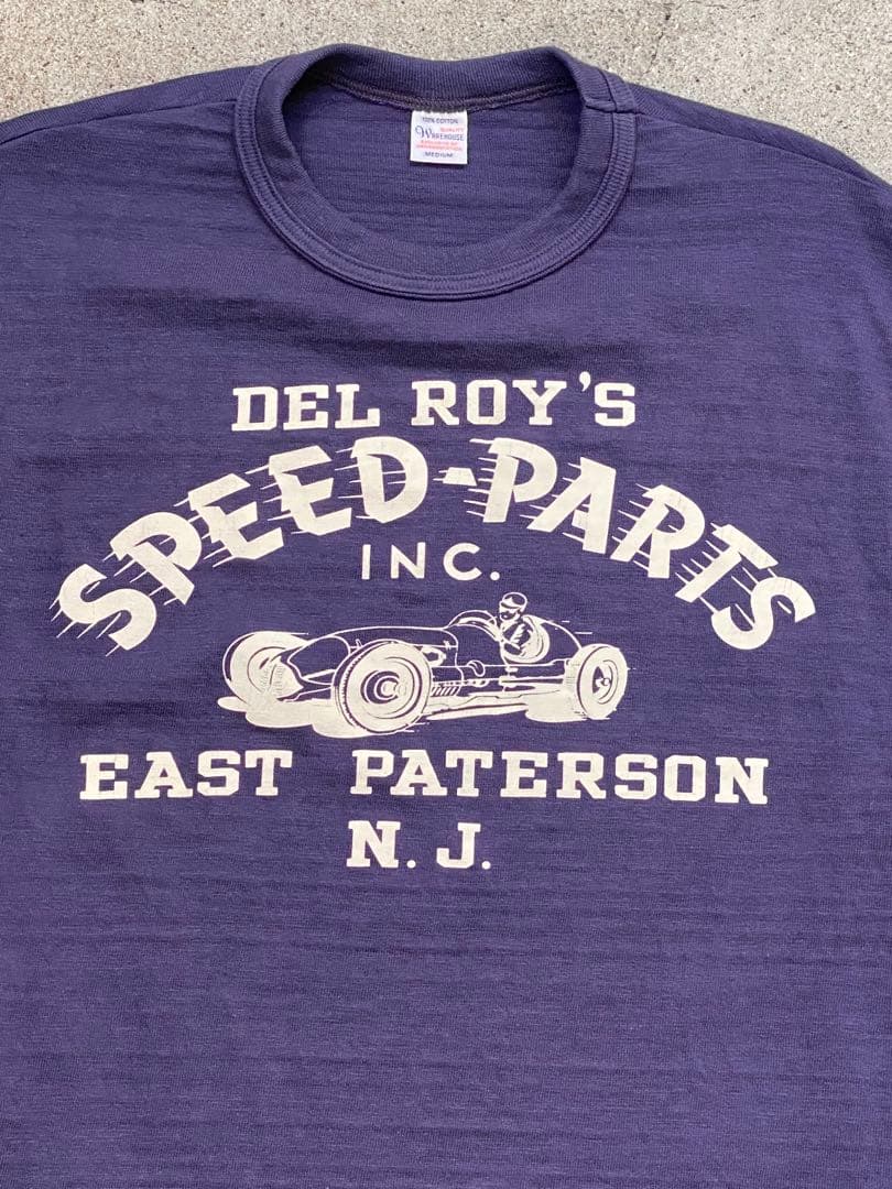 WAREHOUSE ウエアハウス　SPEED-PARTS Tシャツ ナスコン　M