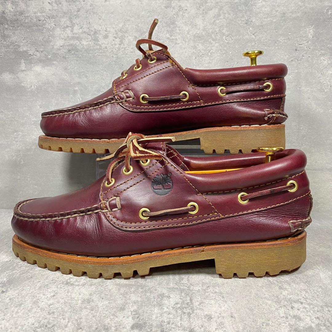 【美品】Timberland デッキシューズ 3eye モカシン 25.5㎝
