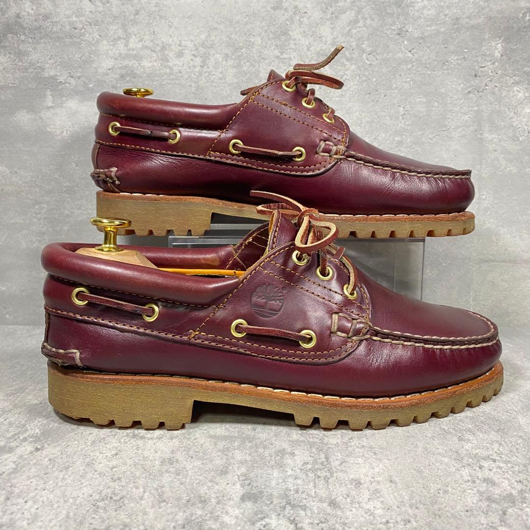 【美品】Timberland デッキシューズ 3eye モカシン 25.5㎝