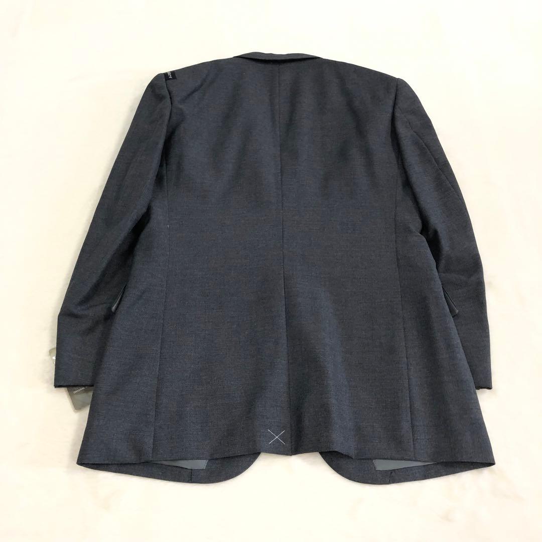 1331 未使用　極美品　スーツ　3ピース　グレー　モヘアウール　92 A5