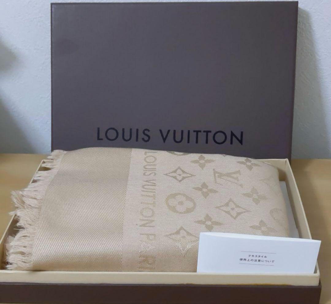 LOUIS VUITTON ベージュ ストール