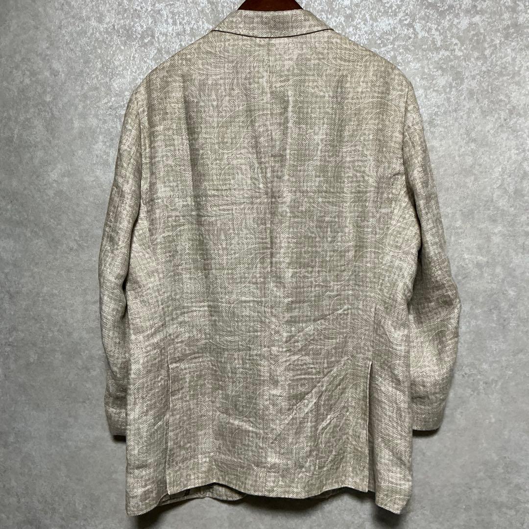 【美品】ETRO　ジャケット　ペイズリー　 総柄　テーラードジャケット　XXL