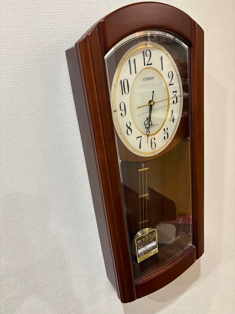 CITIZEN 振り子時計 壁掛け時計　電波時計　　　約60cm