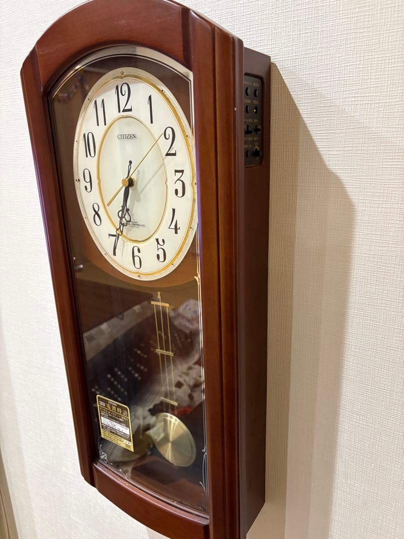 CITIZEN 振り子時計 壁掛け時計　電波時計　　　約60cm