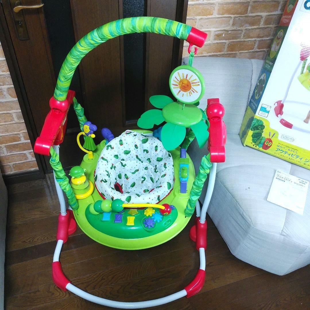 【完品】はらぺこあおむし アクティビティ ジャンパー ベビー用品 【綺麗】