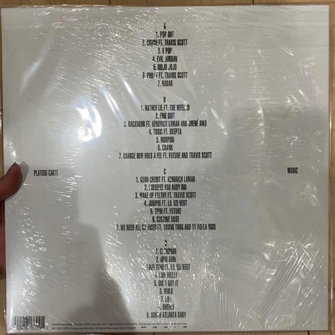 PLAYBOI CARTI I AM MUSIC レコード