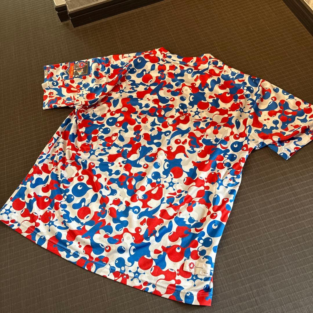 【大阪マラソンに是非！】ミャクミャク　ミズノ　マルチカラー　Tシャツ　Lサイズ