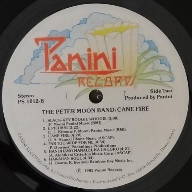 洋楽 Cane Fire/The Peter Moon Band/'82 Hawaii