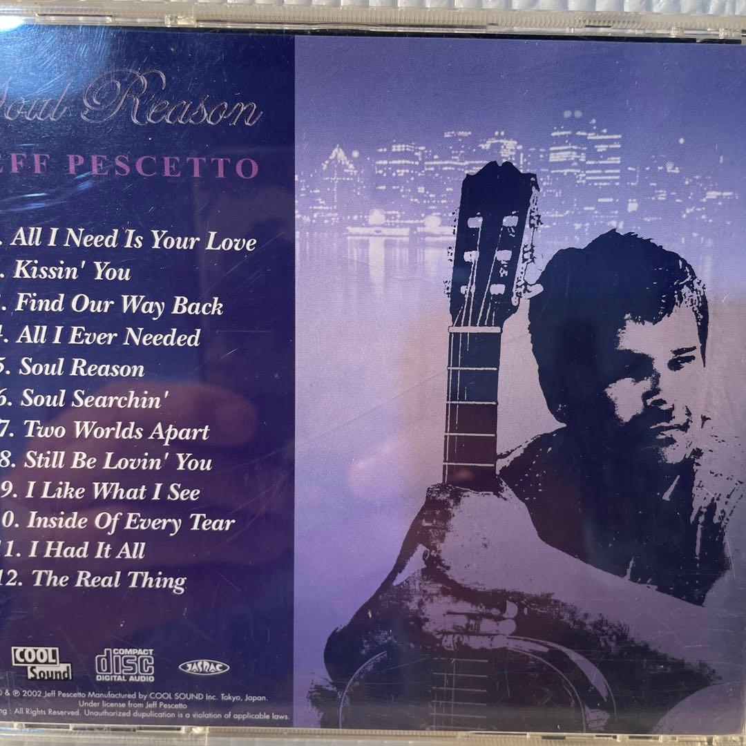 洋楽 AOR CD JEFF PESCETTO/soul reason