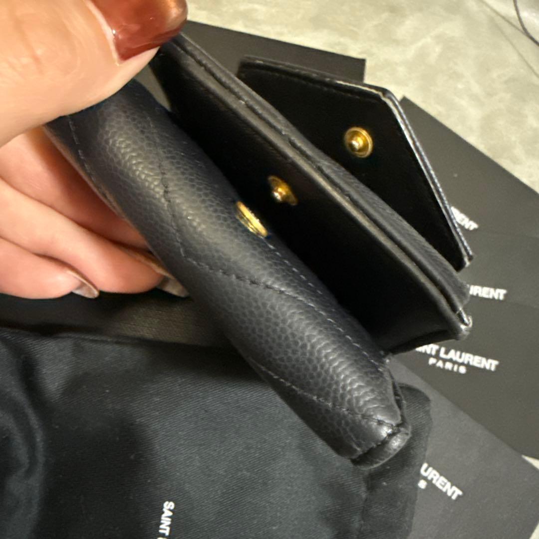 Saint Laurent ミニ財布ブラック