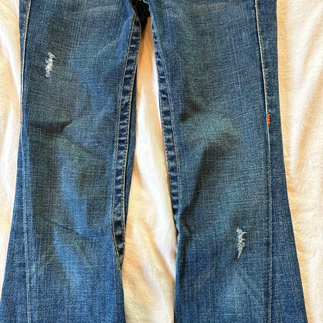 TRUE RELIGION flaredenimpants Y2Kグランジ00s
