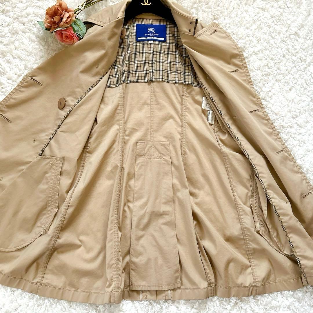 Yo Ka様 バーバリーブルーレーベル トレンチコート ベージュ ミドル丈 38