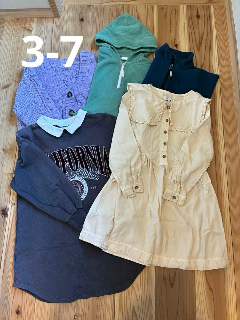 キッズ服セット　31点　女の子　130 ZARA adidas UNIQLO