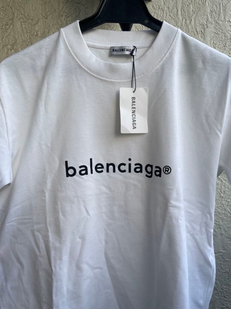 新品未着用Balenciaga 半袖Tシャツ ホワイト Sサイズ
