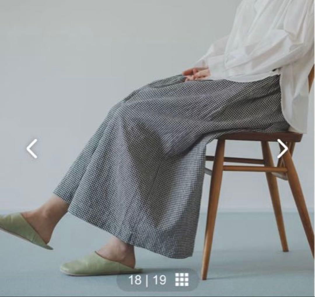 ichi ワイドパンツ 【北欧、暮らしの道具店】