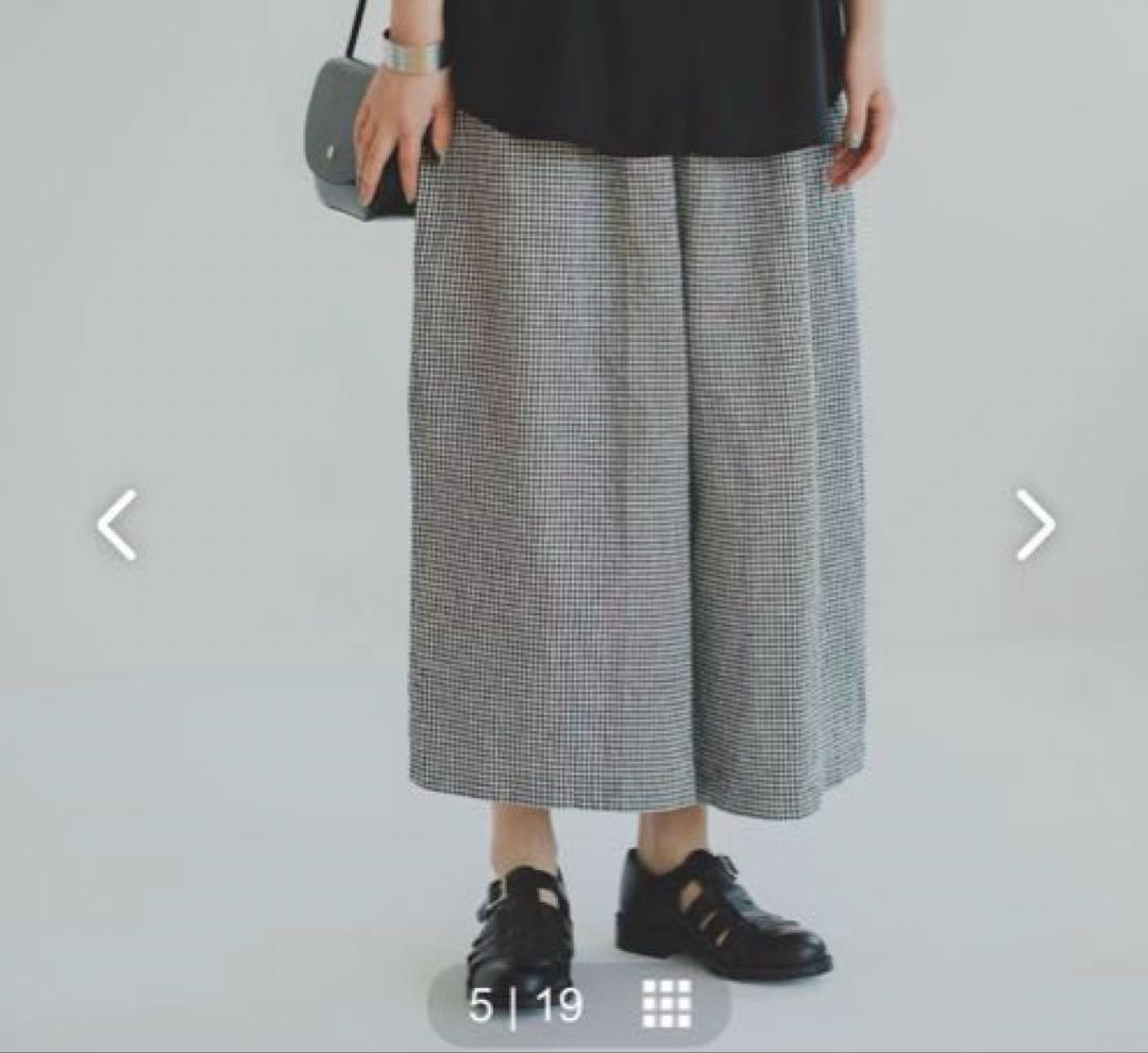 ichi ワイドパンツ 【北欧、暮らしの道具店】