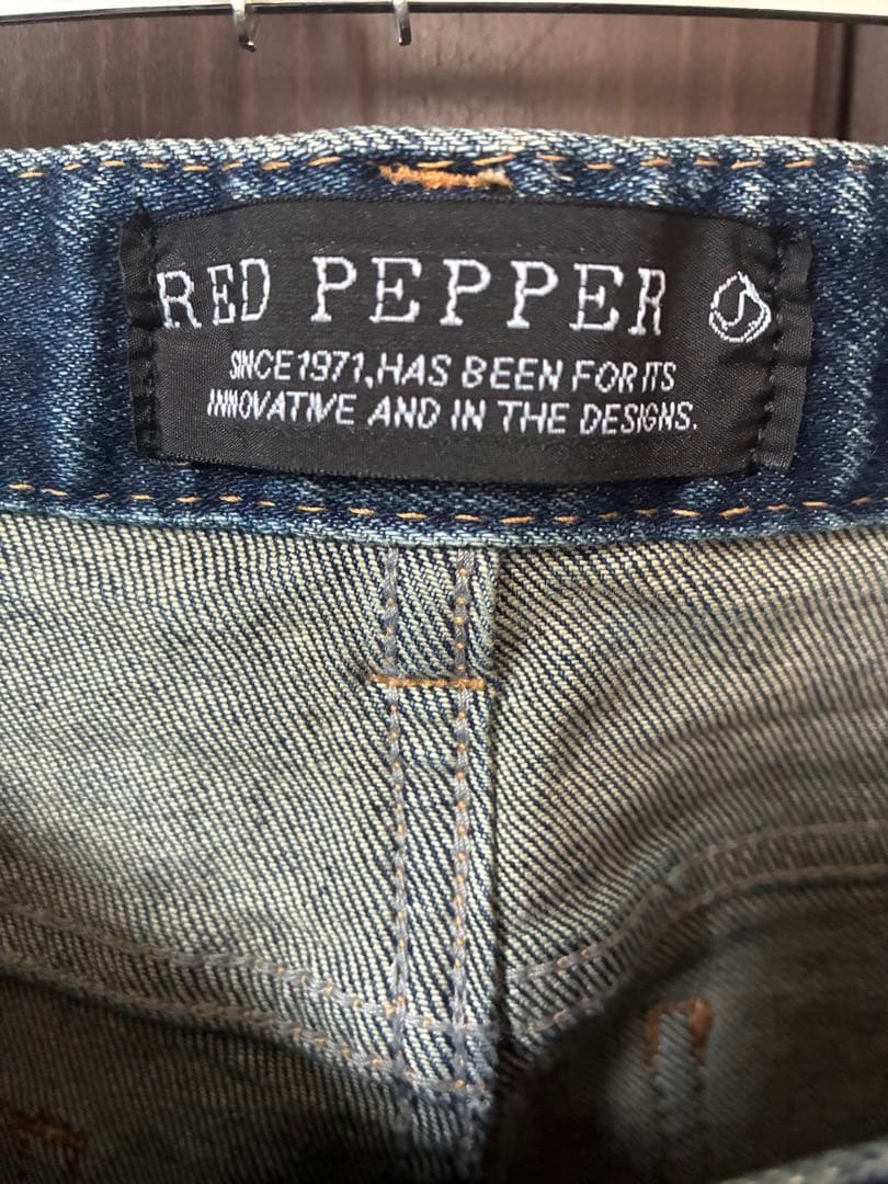 RED PEPPER スキニーデニムパンツ