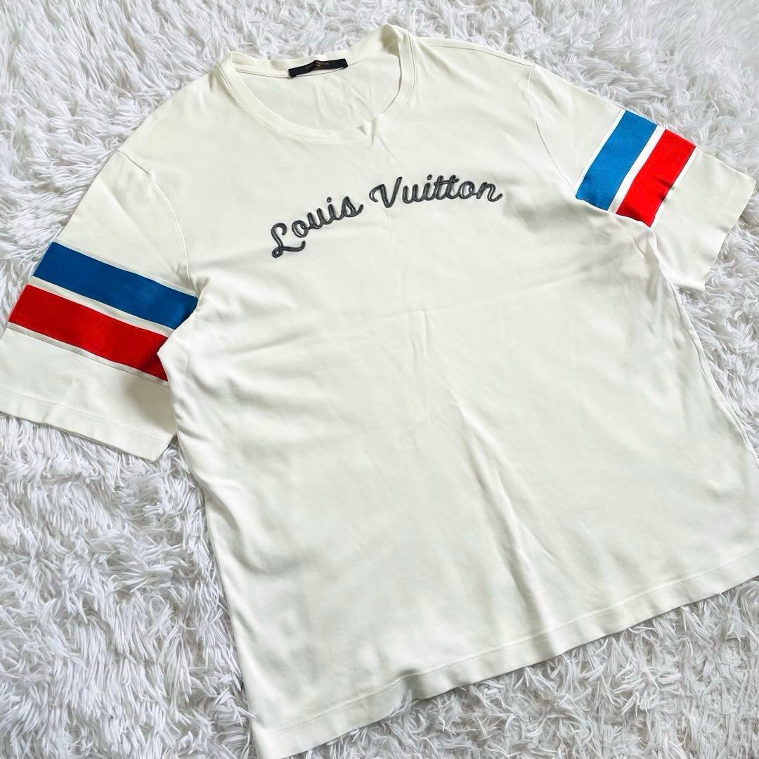 Louis Vuitton ルイヴィトン Tシャツ XL テーピングデザイン