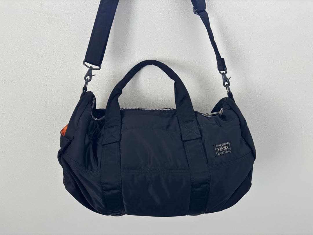 【極美品】PORTER タンカー 2WAY ボストンバッグ Sサイズ ブラック