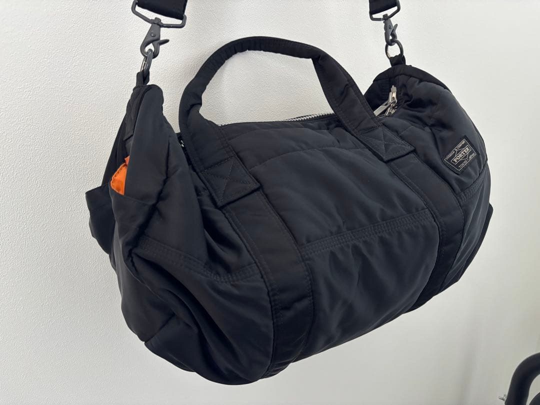 【極美品】PORTER タンカー 2WAY ボストンバッグ Sサイズ ブラック