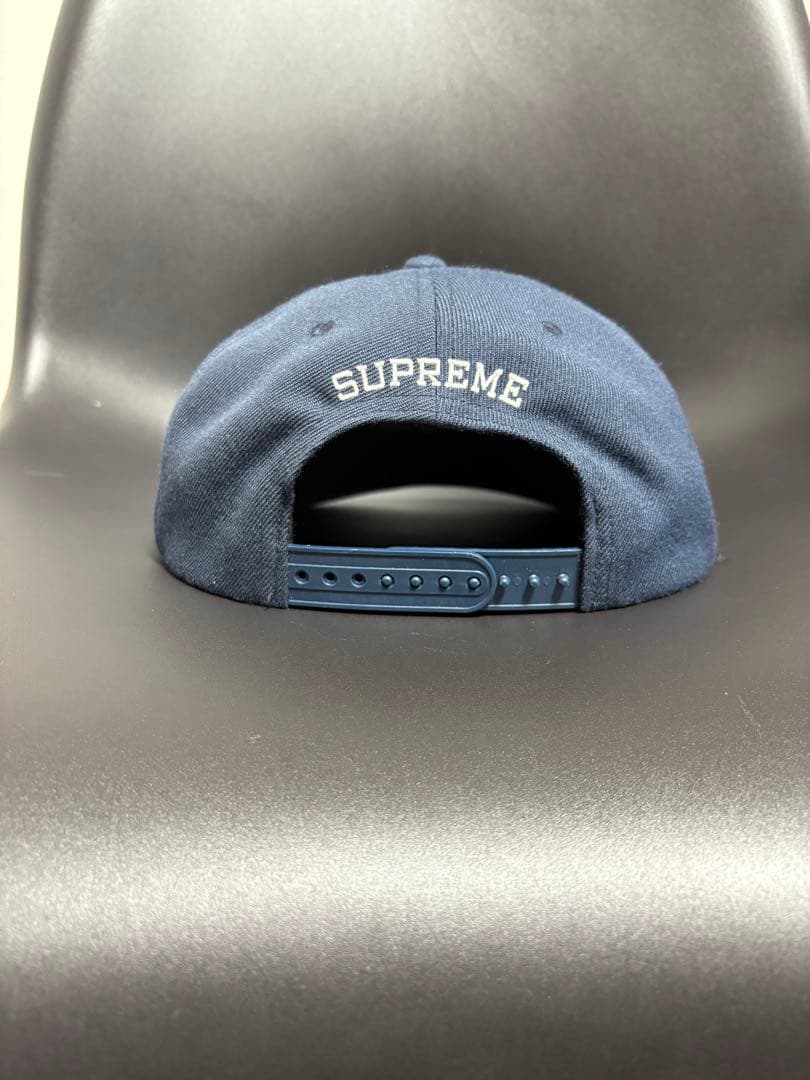supreme aphex twin 6-panel navy ネイビー
