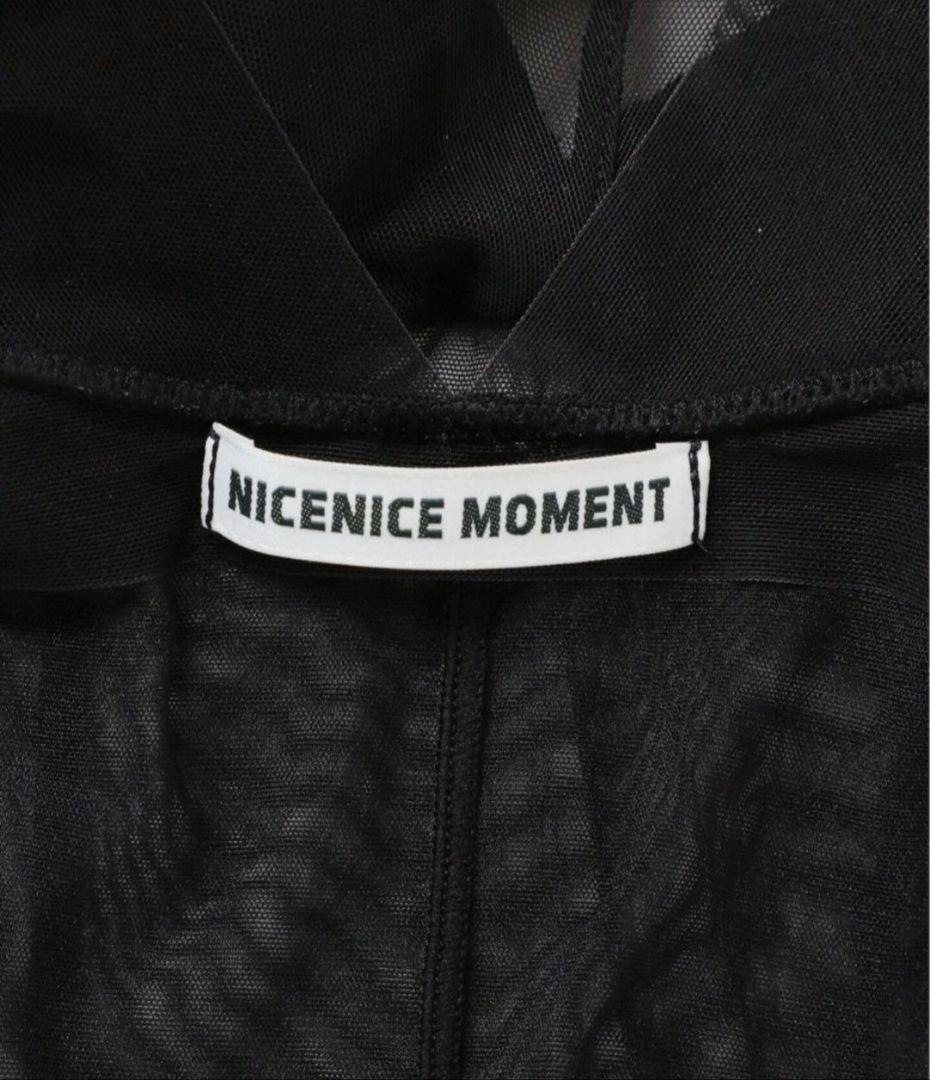 NICENICE MOMENT ナイスナイスモーメント　ボディスーツ　ブラック