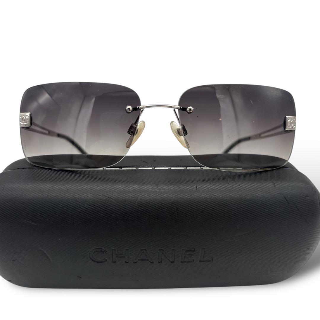 小物 y2k archive CHANEL sunglasses rimless