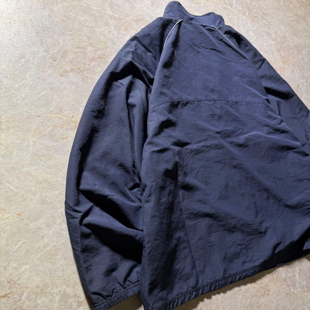 adidasトラックジャケット古着ネイビーXL当時物刺繍ロゴCBOYunisex