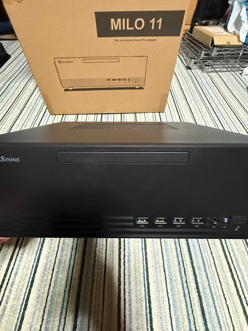 Silver Stone ML11B PCケースSST-ML11B ＋300W