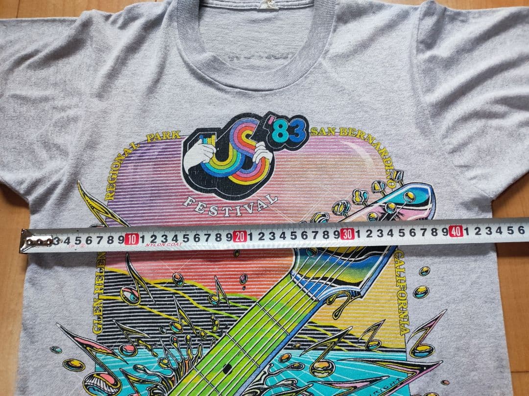 80s '83FESTIVAL 両面プリント フェスT ロックT USA製