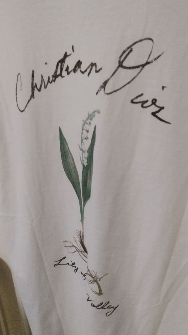 シ*ス様 ディオール Lily of the Valley (鈴蘭)Tシャツ S