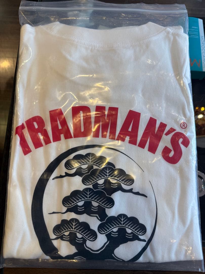 TRADMAN'S Tシャツ 2枚　ホワイト/レッド・ホワイト/グリーン XXL