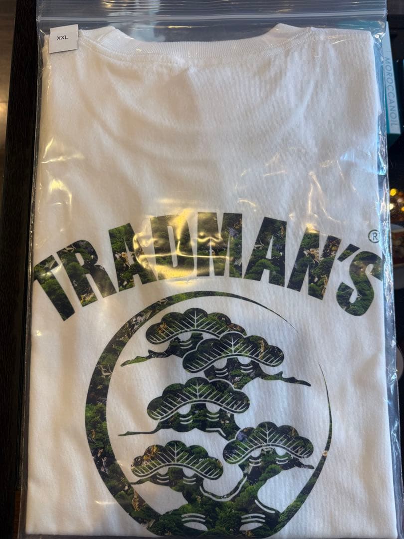 TRADMAN'S Tシャツ 2枚　ホワイト/レッド・ホワイト/グリーン XXL