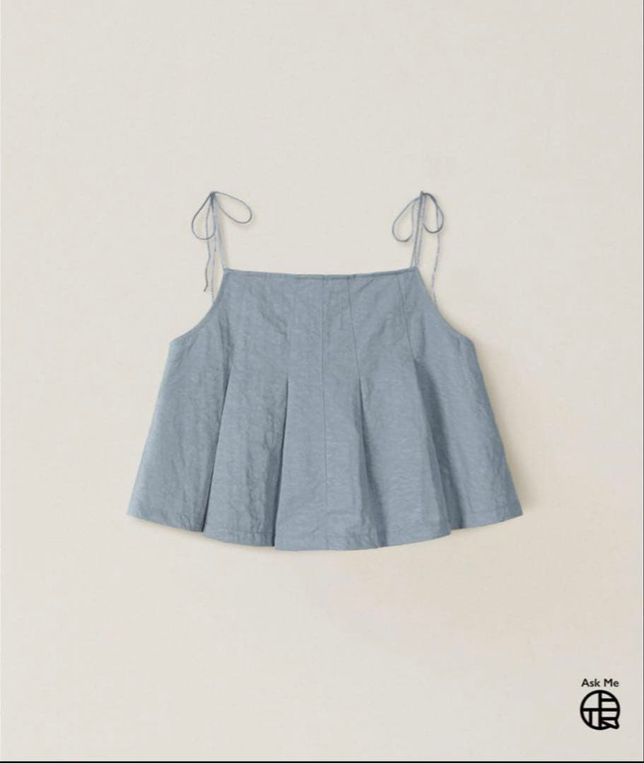 トップス Pleated Cami Top / OHOTORO