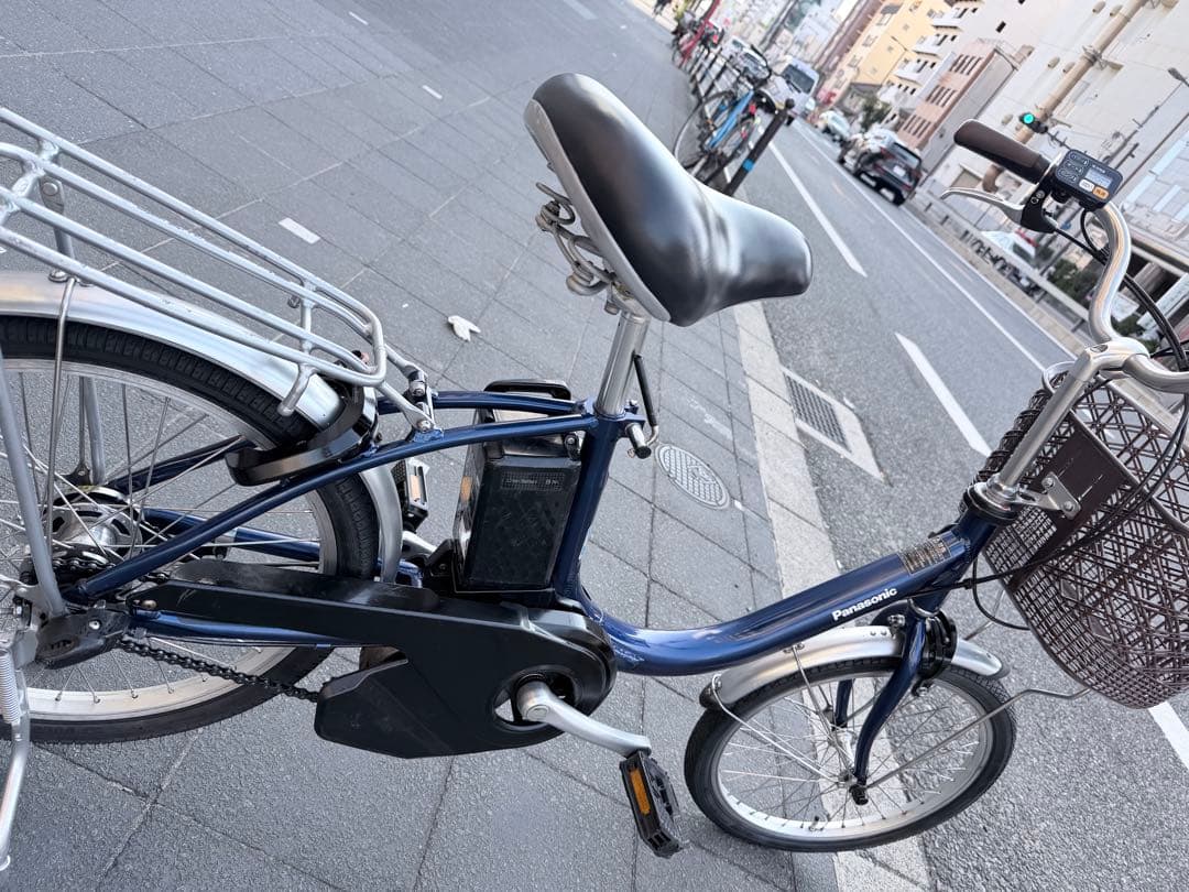 大阪府　Panasonic 電動アシスト自転車 ネイビー　20インチ