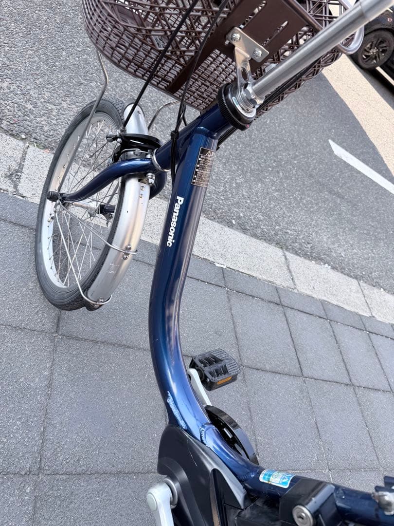 大阪府　Panasonic 電動アシスト自転車 ネイビー　20インチ