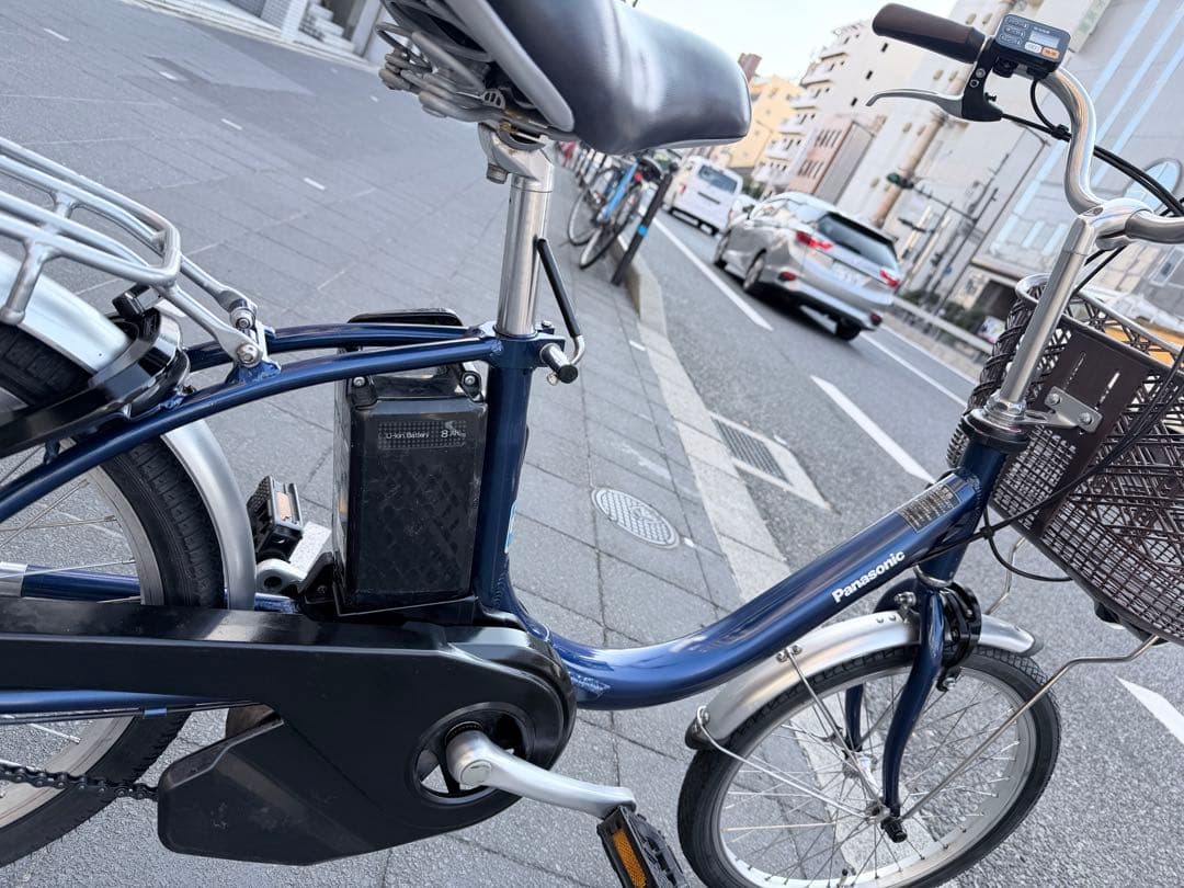 大阪府　Panasonic 電動アシスト自転車 ネイビー　20インチ