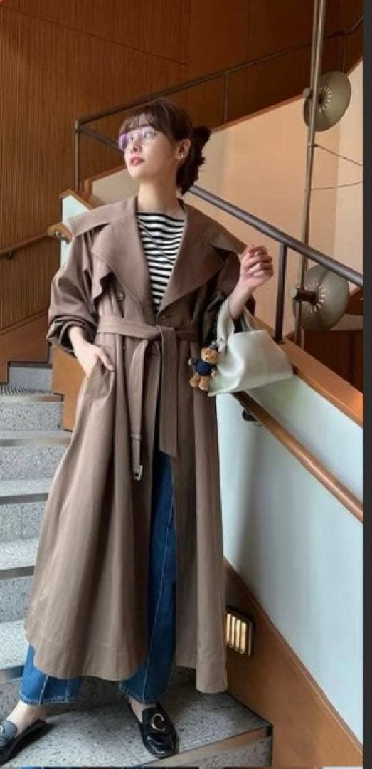 ジャケット・アウター Herlipto Grace Long Trench Coat