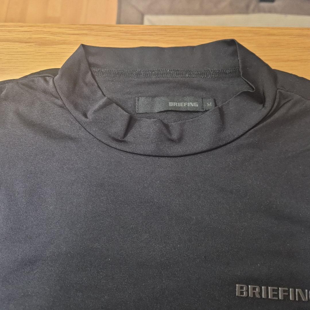 極美品　BRIEFING GOLF ブリーフィングゴルフ モックネックシャツ