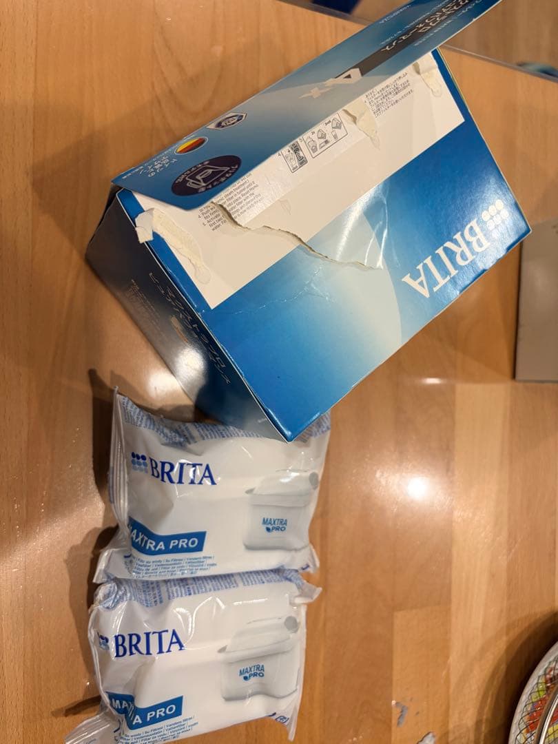 BRITA MAXTRA PRO 浄水器カートリッジ計８個( 6個＋開封済2個)