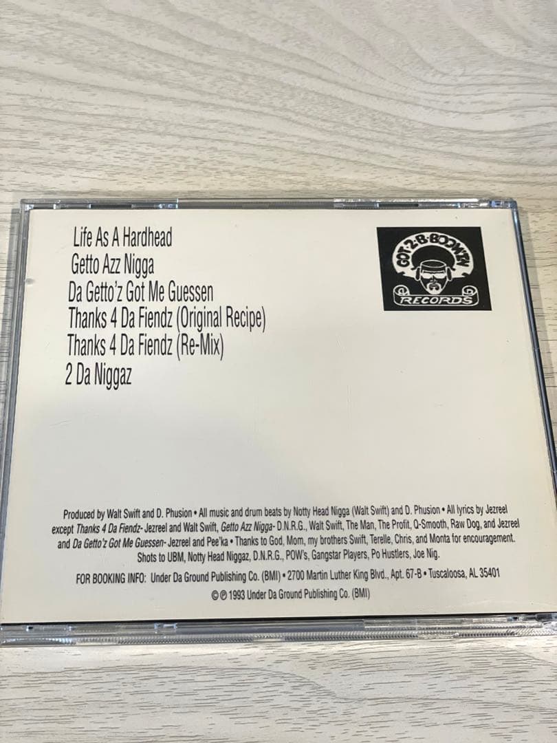 【OG盤】Jezreel Life As A Hard Head g-rap