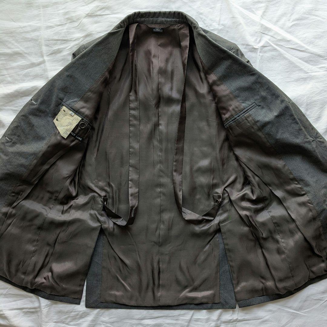 本人期 HELMUT LANG パラシュート グレー テーラードジャケット