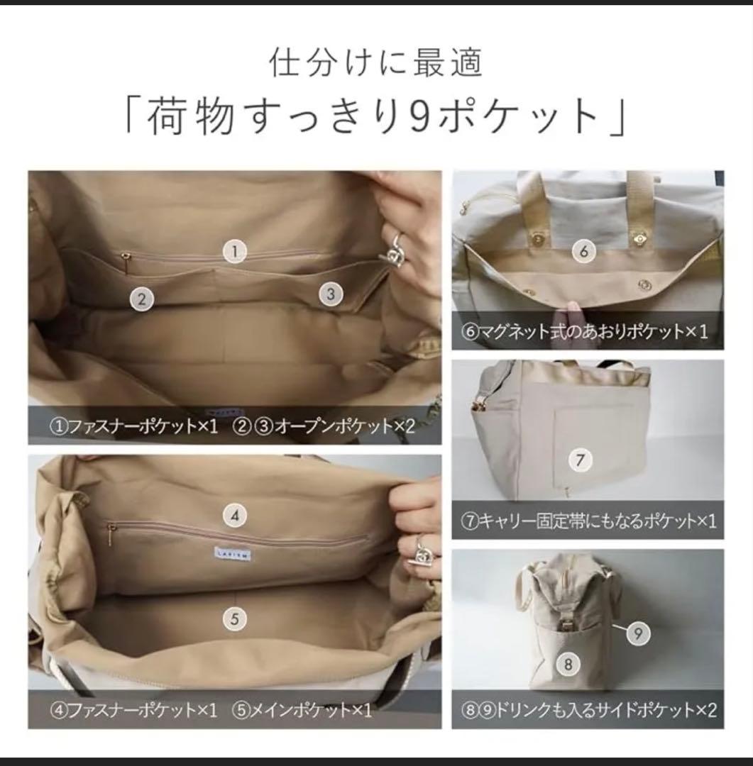 【本日限定特別価格】3WAYボストンバッグ 大容量Lサイズ