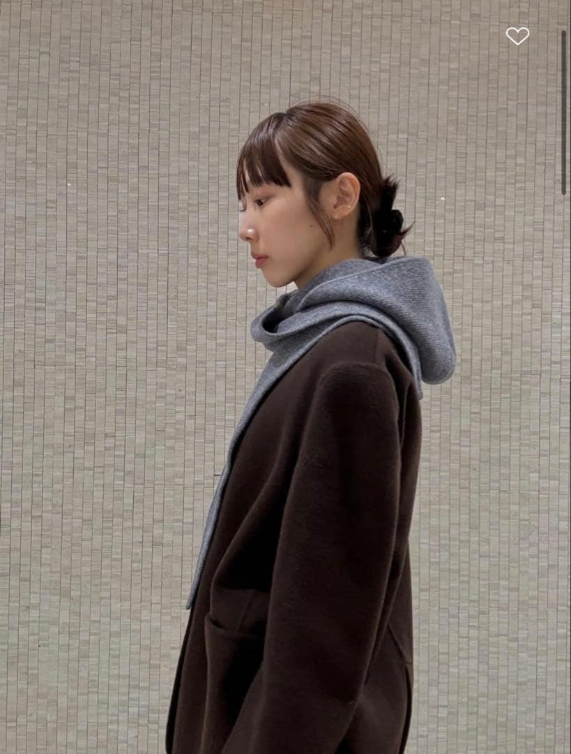 【UNITED ARROWS】ニットフードストール