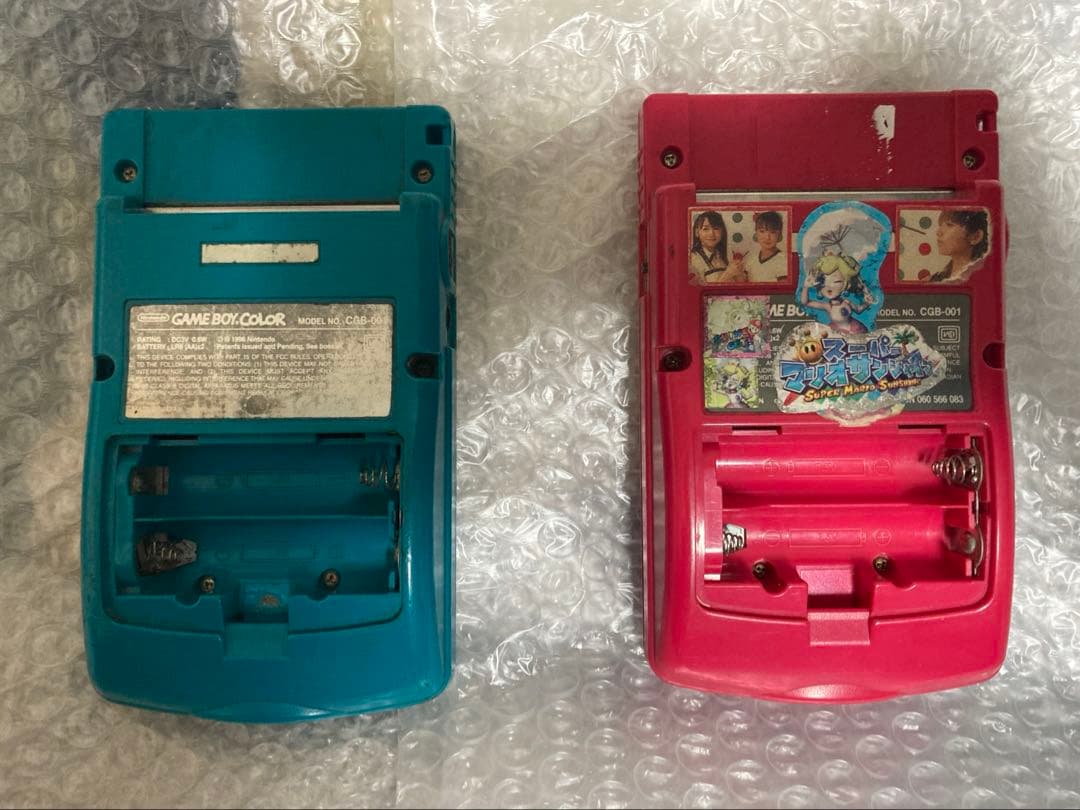 ゲームボーイカラー GBC 本体　ブルー　レッド