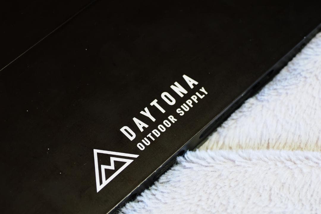 デイトナ Daytona フラットアルミテーブル黒＆収納袋