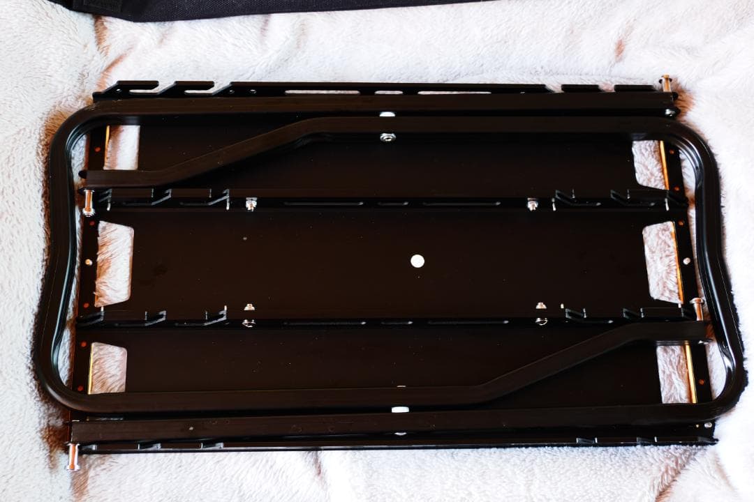 デイトナ Daytona フラットアルミテーブル黒＆収納袋