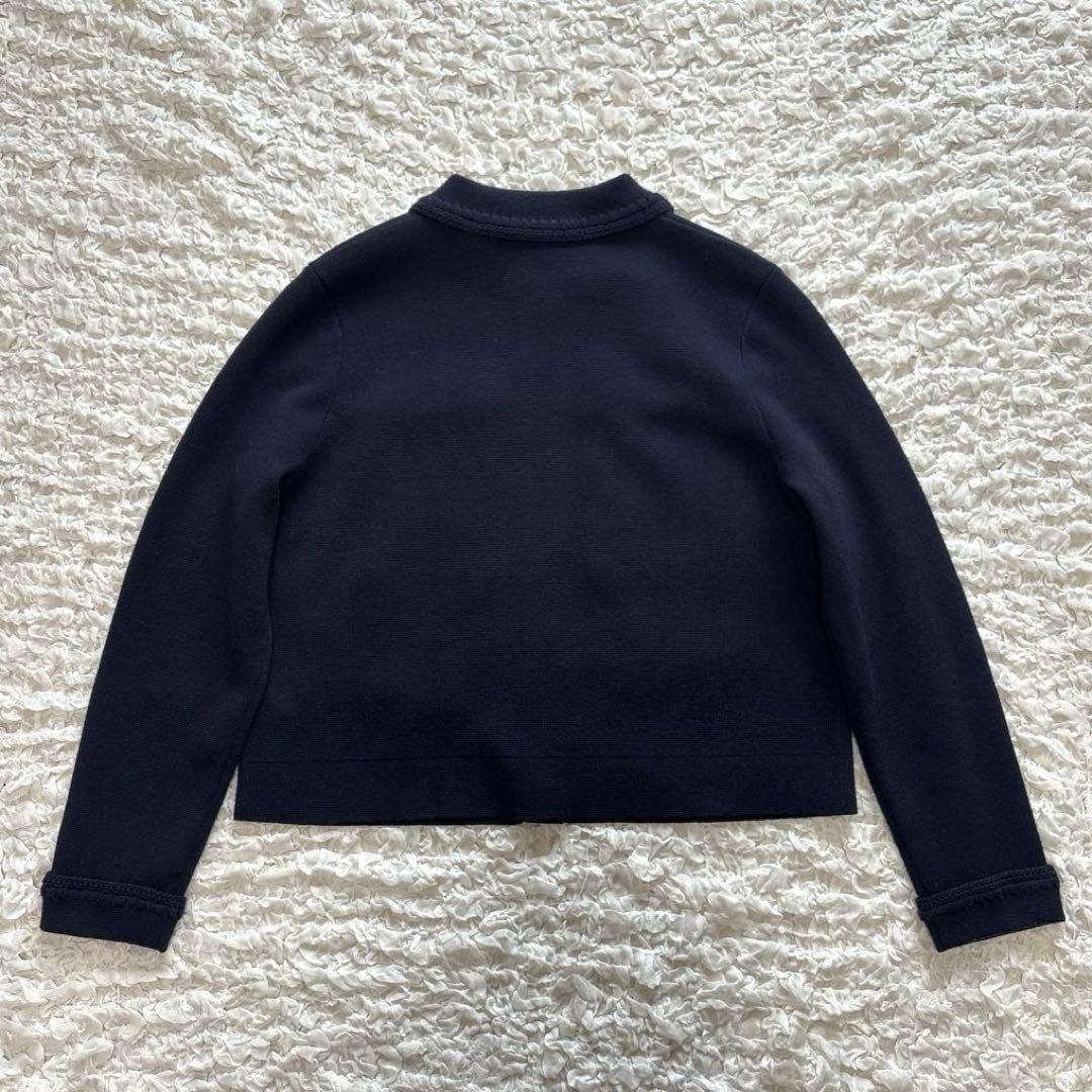 【美品】Sezane Betty カーディガン 紺 メリノウール ジャケット風