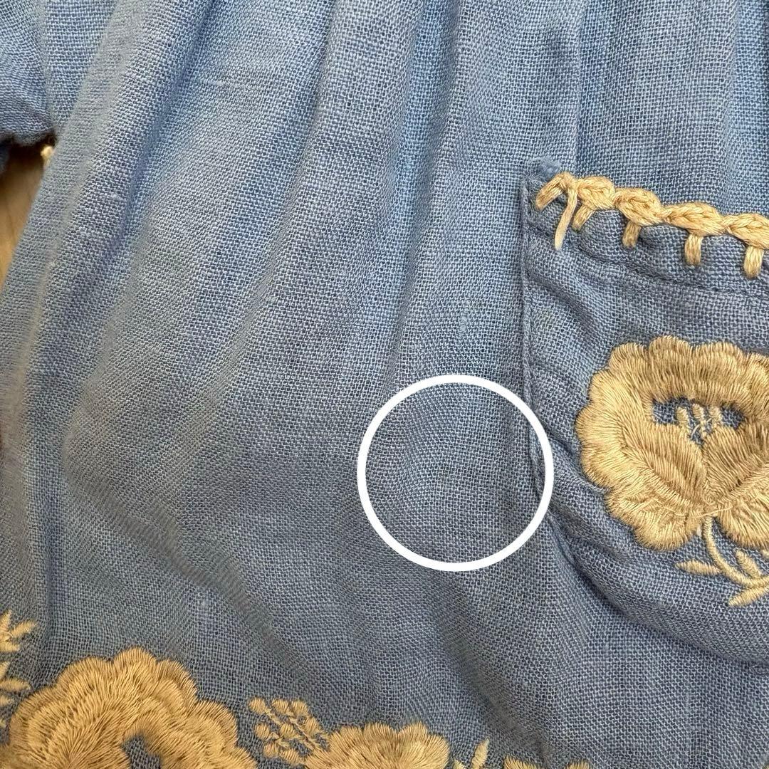 ワンピース Apolina Kids Fay Dress Cornflower 1-2y