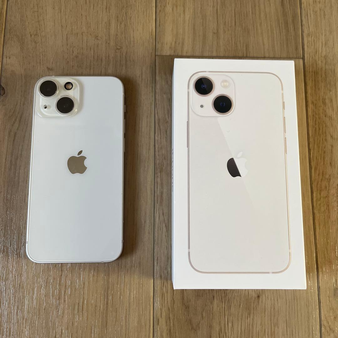 【SIMフリー】iPhone 13 mini 128GB スターライト　箱付き
